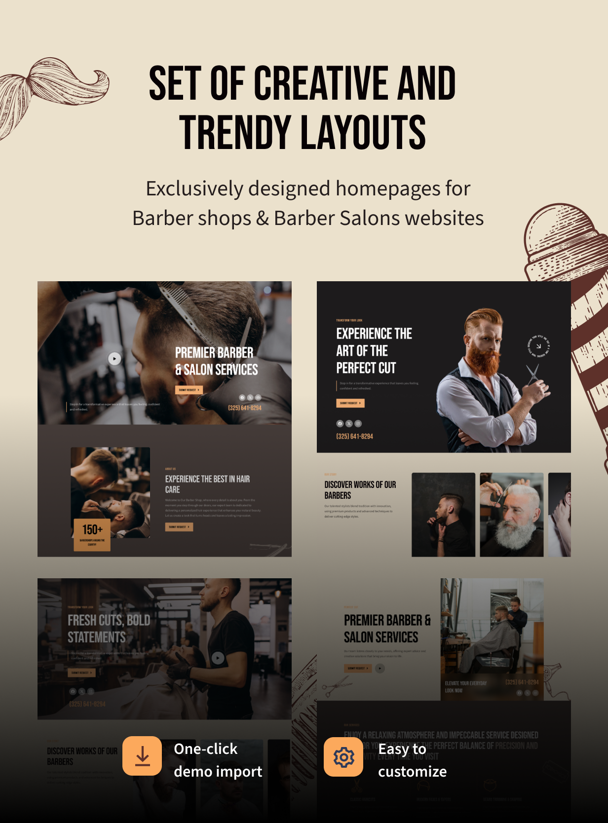 Braber - Barber Shop & Hair Salon WordPress Thema