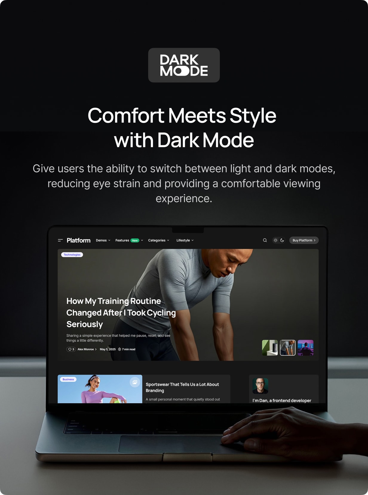 Plattform - modernes Hochleistungs -Blog WordPress -Thema - 7