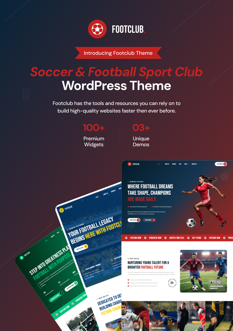 Fußclub - Fußball- und Fußballverein WordPress -Thema - 3