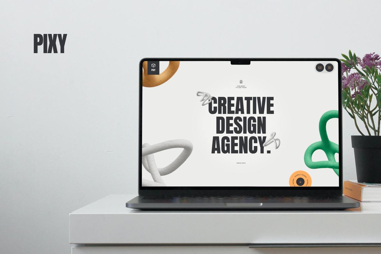 Pixy - Kreatives Portfolio WordPress -Thema - Beschreibung Licht 1