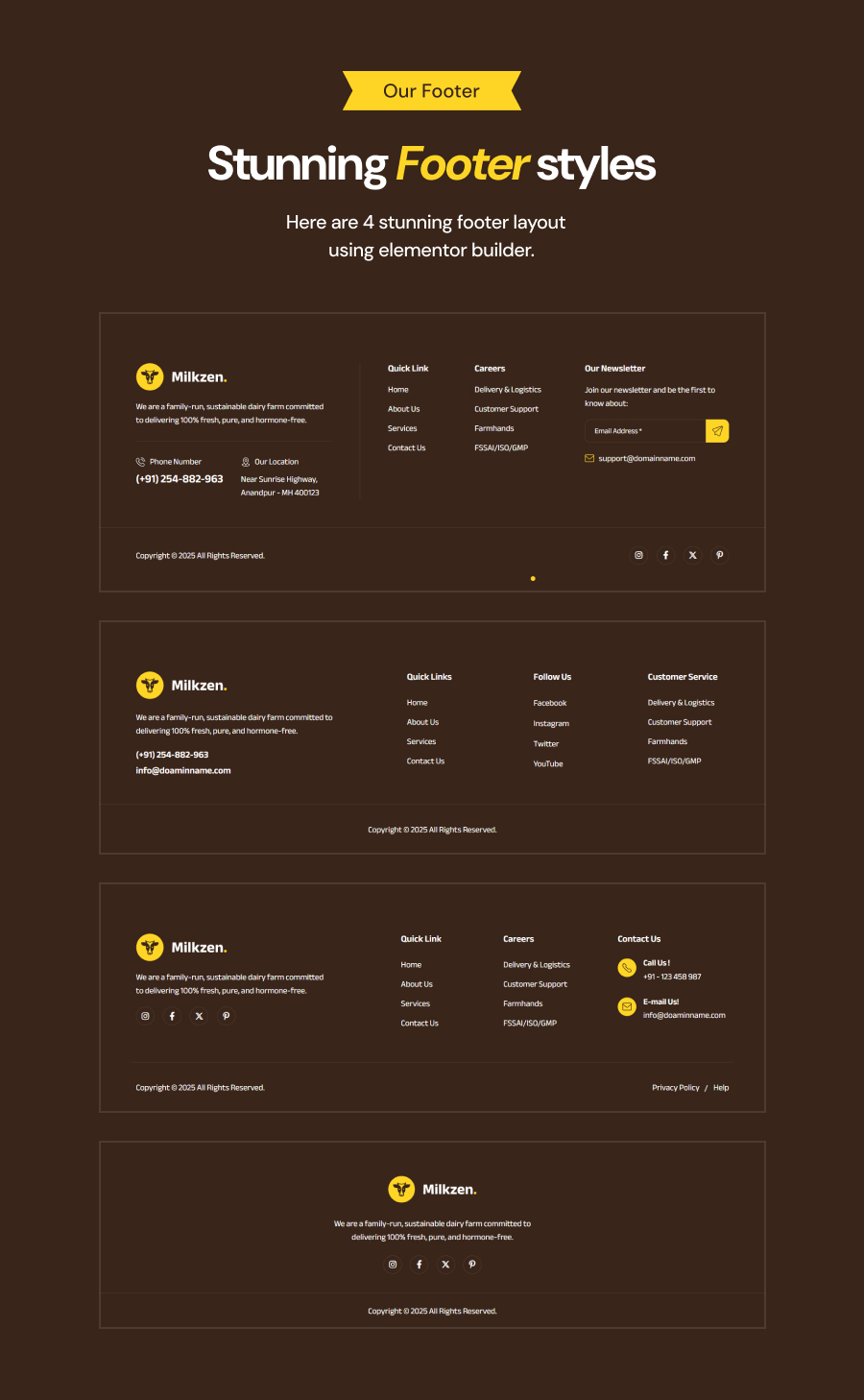 Milkzen - Milchfarm & Milchprodukte WordPress -Thema - 8