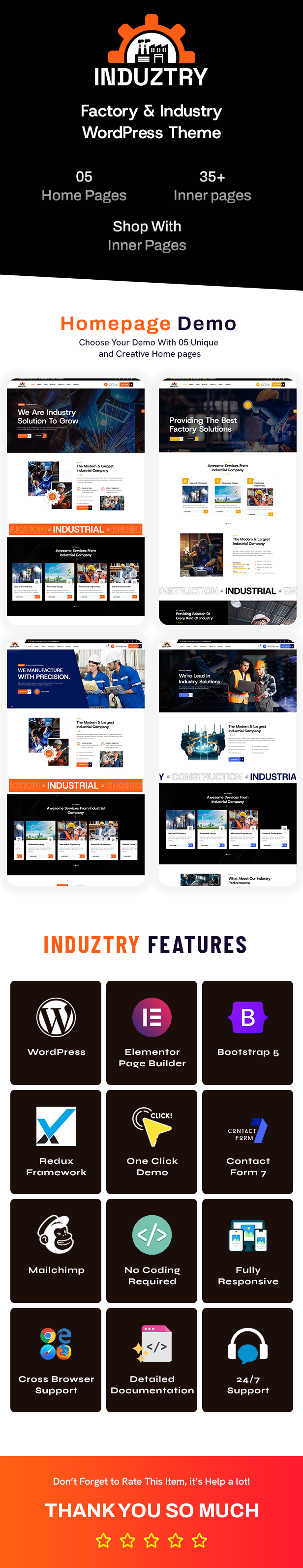 Induztry - Fabrik & Industrie WordPress -Thema - 3