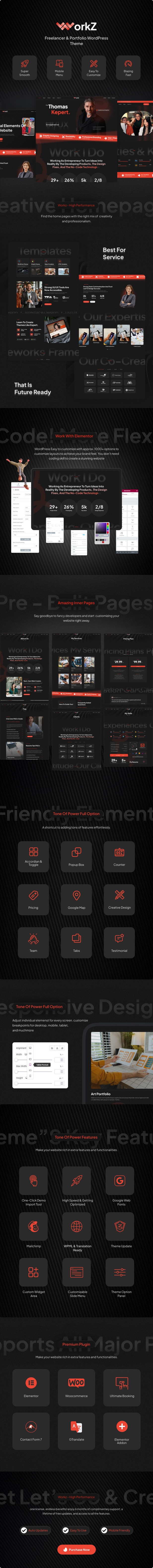 WorkZ - Kreatives Portfolio WordPress -Thema - 1