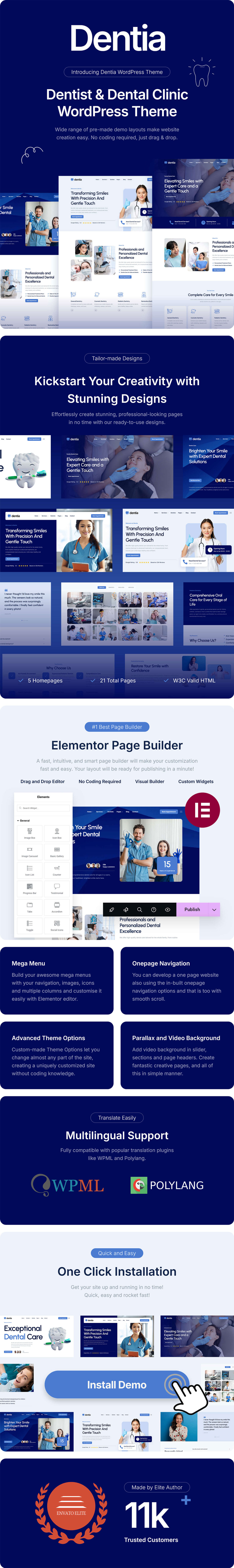 Dentia - Zahnarzt und Zahnklinik WordPress -Thema - 5