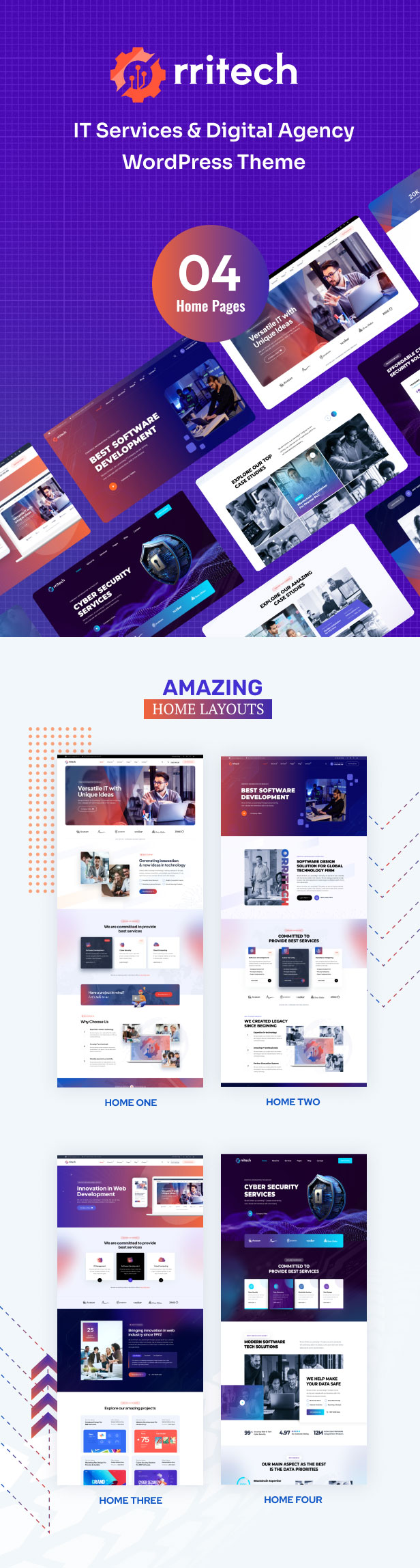 Orritech - IT Solutions & Services WordPress -Thema - 5