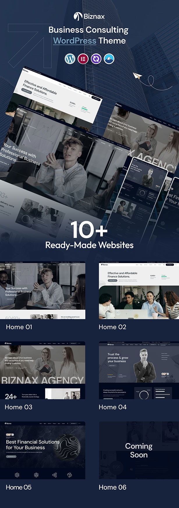 Biznax - Business Consulting WordPress Thema - 5