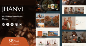 Jhanvi - Blog WordPress -Thema