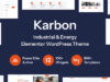 Karbon - Industrial & Energy Elementor WordPress Layout