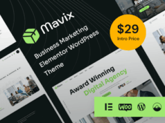 Mavix - Business Marketing Elementor WordPress Thema