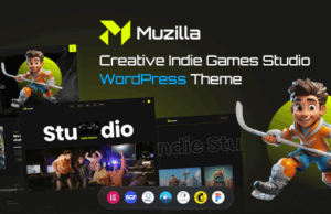 Muzilla – Creative Indie Game Studios WordPress -Thema