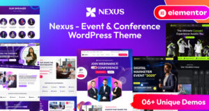 Nexus - Event & Conference WordPress -Thema