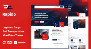 Rapido - Logistik, Fracht und Transport WordPress -Thema