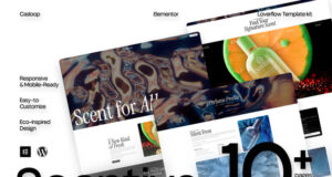 SCENTIVA – Modernes elegantes Parfüm- und Duftelementor -Template -Kit
