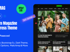 Zane - Modernes Blog & Magazin WordPress -Thema