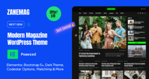 Zane - Modernes Blog & Magazin WordPress -Thema