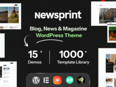 Zeitungspapier | Nachrichtenmagazin Blog WordPress Vorlage