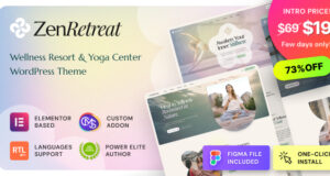 Zen Retreat – Wellness Resort, Spa & Yoga WordPress Template