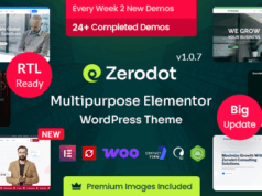 Zerodot - Multipurpose Elementor Business WordPress -Thema