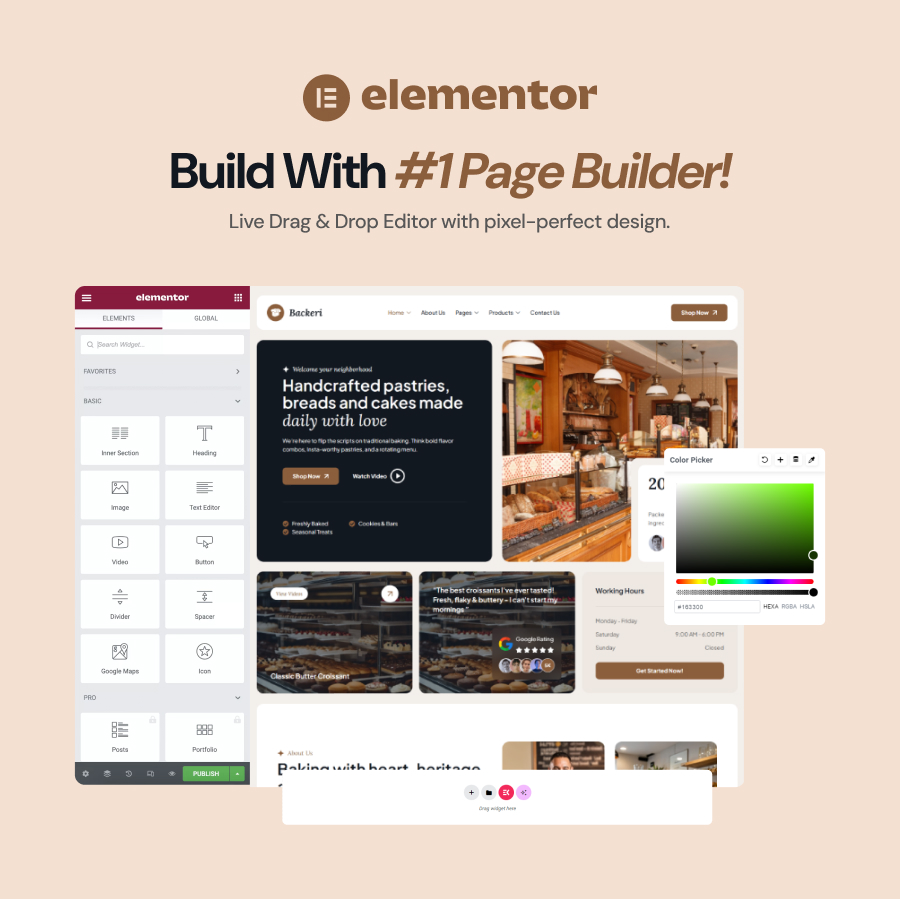 Backeri - Bäckerei und Konditorei WordPress -Thema - 4