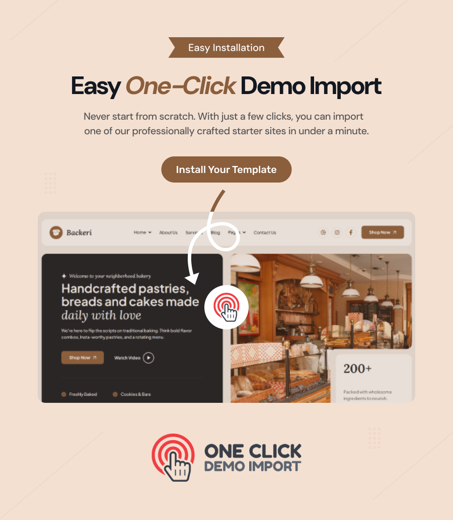 Backeri - Bäckerei und Konditorei WordPress -Thema - 5