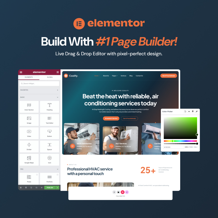 Coolify - Klimaanlage & Erhitzen HVAC WordPress -Thema - 4