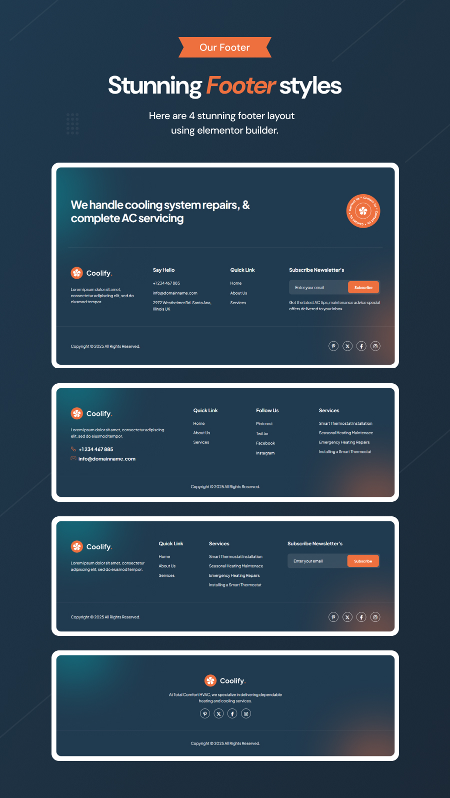 Coolify - Klimaanlage & Erhitzen HVAC WordPress -Thema - 8
