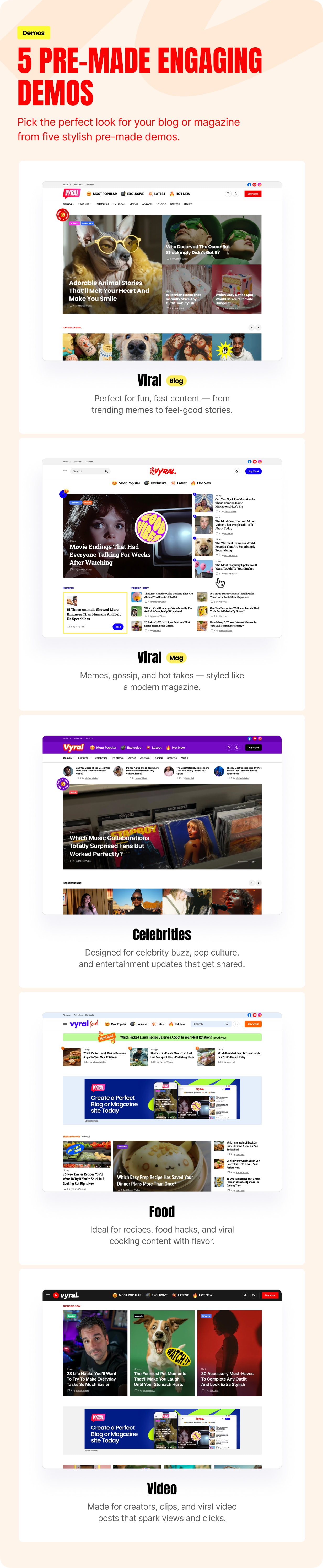 Vyral - WordPress -Viralthema für Blog und Magazine - 4