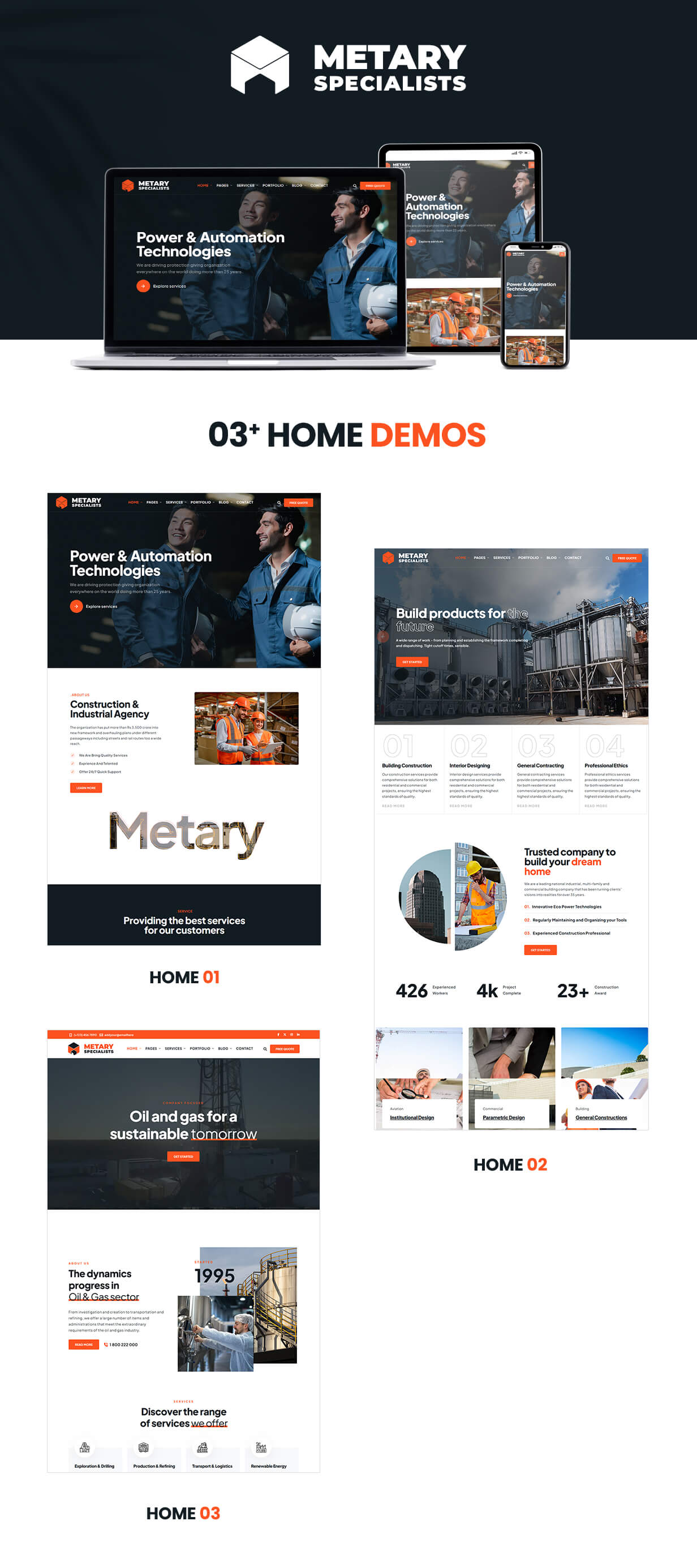 Branchen- und Fabrik -WordPress -Thema