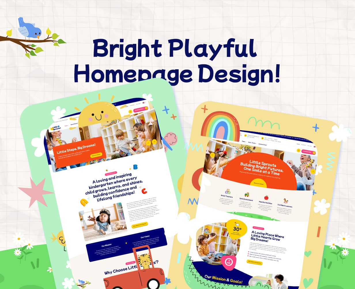 Kleine Sprossen - Kindergarten & VorschulwordPress -Thema