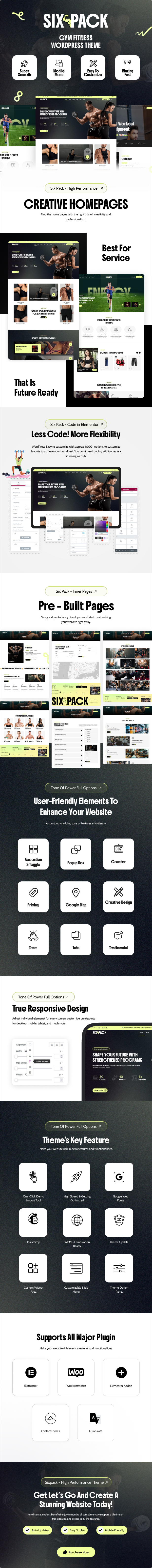 SixPack – Fitness-WordPress-Theme – 1