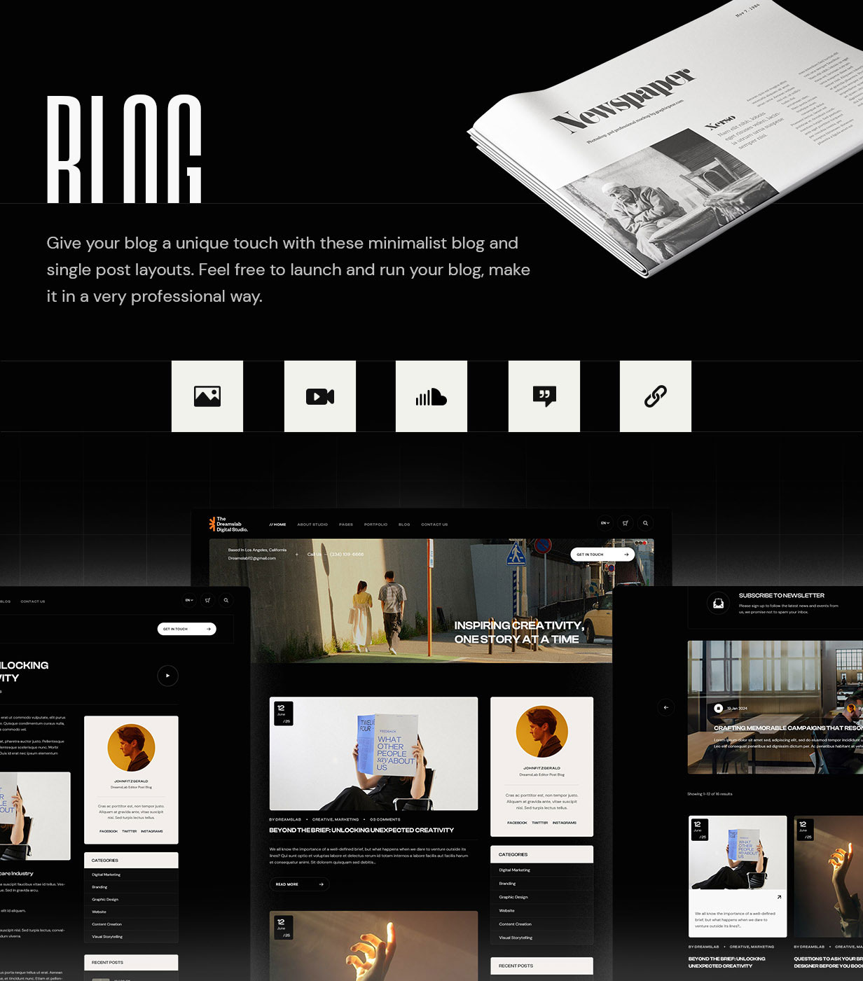 Dreamslab – Kreativportfolio und Agentur-WordPress-Theme – 11