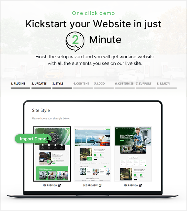 EVgrid WordPress-Theme