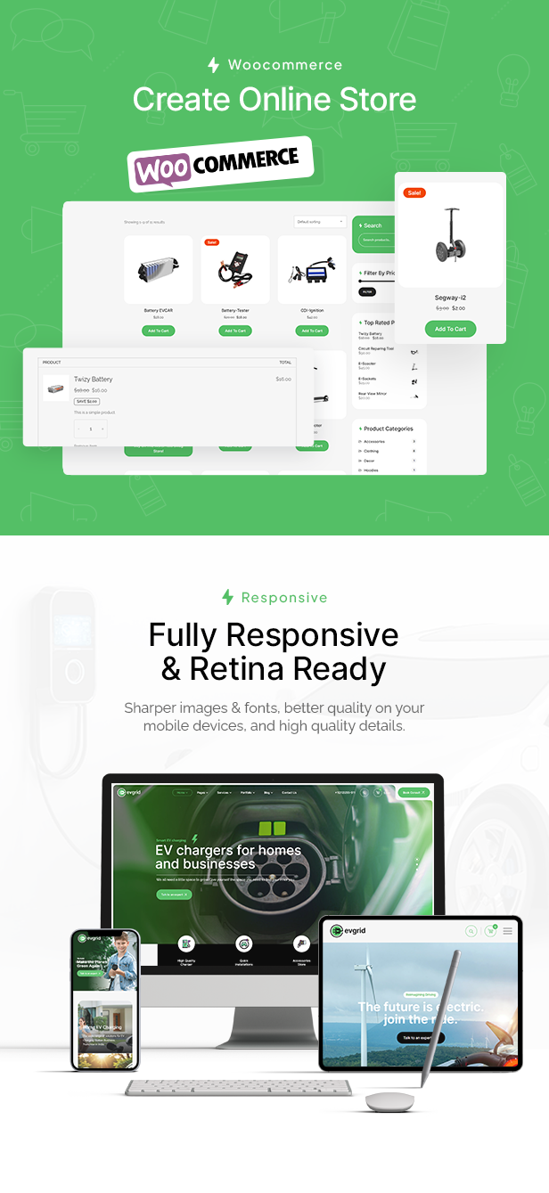 EVgrid WordPress-Theme