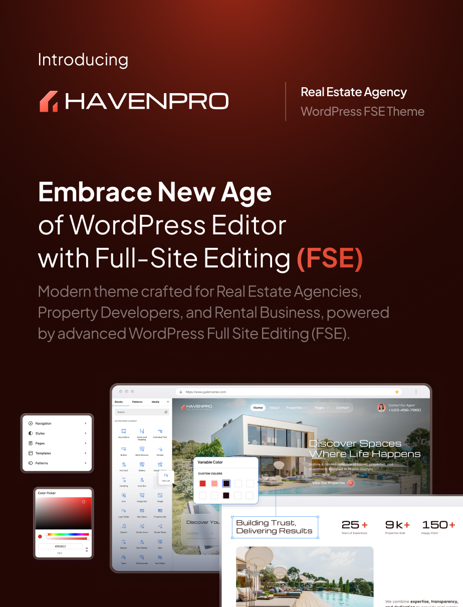 Havenpro - Immobilienagentur & Immobilien Gutenverse FSE WordPress Theme - 4