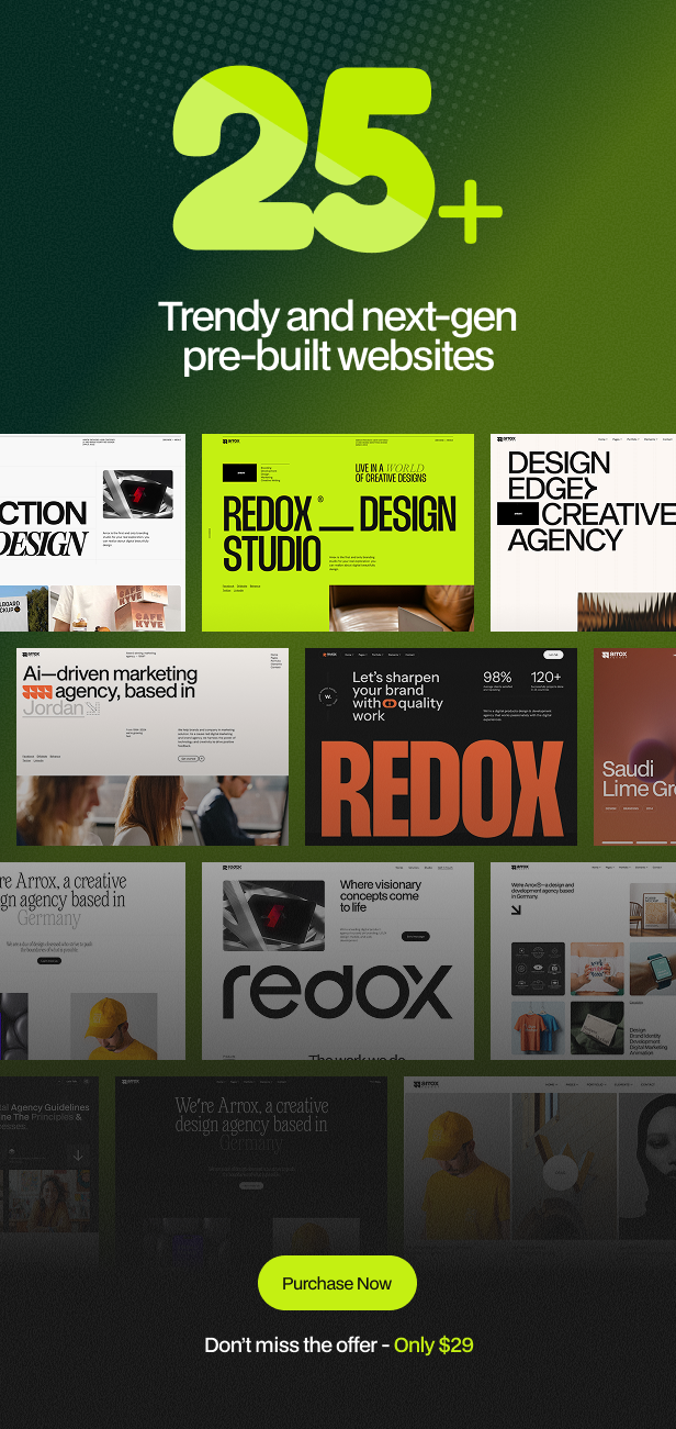 Redox - Portfolio WordPress Theme - 2 Kreativagentur
