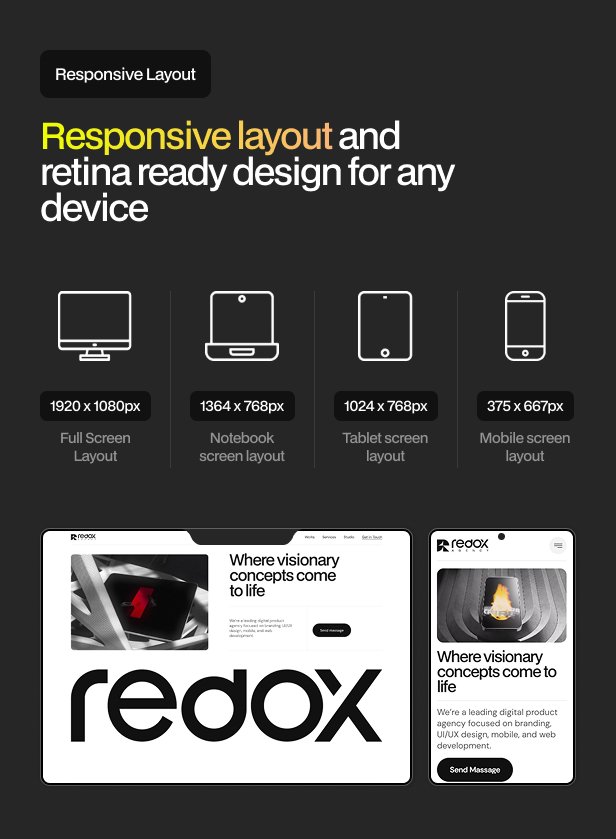 Redox - Kreativagentur Portfolio WordPress Thema - 7
