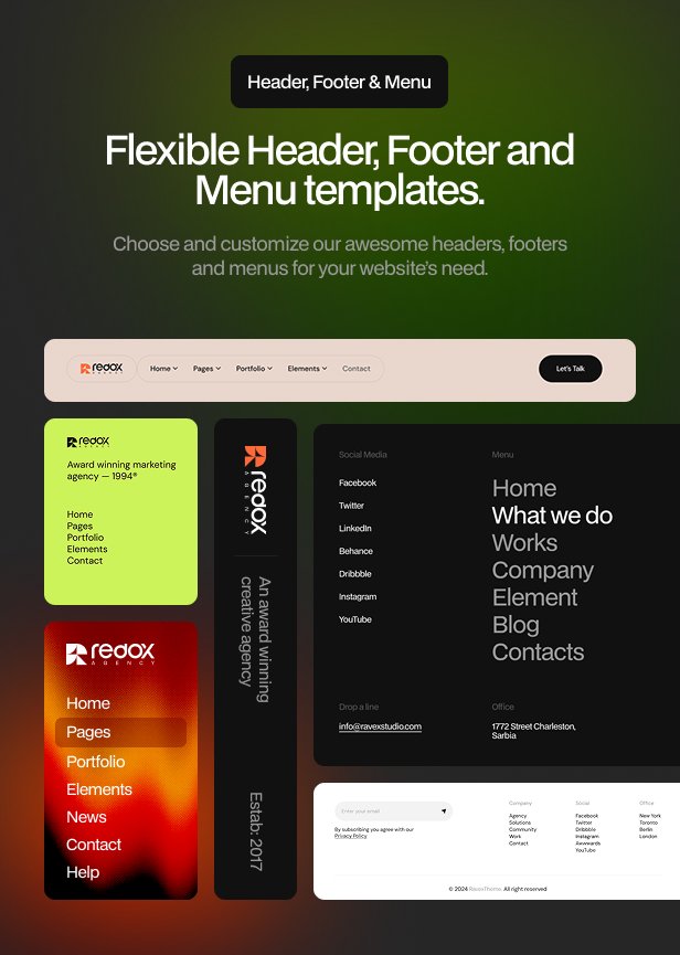 Redox - Kreativagentur Portfolio WordPress Thema - 6