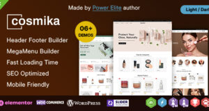Cosmika – Schönheit, Kosmetik und Make-up, Hautpflege, WooCommerce-WordPress-Vorlage
