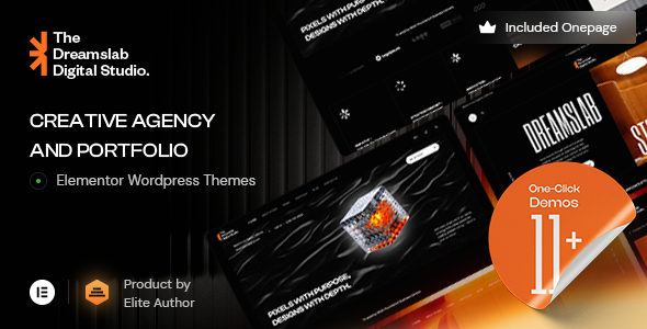 Dreamslab – Kreativportfolio und Agentur-WordPress-Vorlage