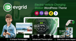 EVgrid – WordPress-Layout für Ladestationen für Elektrofahrzeuge