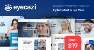Eyecazi – WordPress-Layout für Optiker und Augenpflege