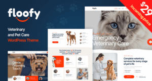 Floofy – Tierarzt und Tierpflege WordPress -Thema