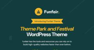 Funfair – Wasser- und Vergnügungspark-WordPress-Layout
