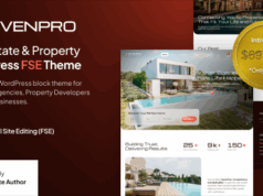 Havenpro - Immobilienagentur & Immobilien Gutenverse FSE WordPress Layout