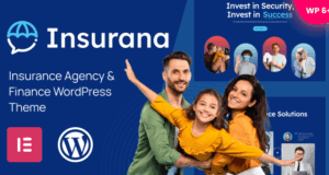 Insurana – WordPress-Vorlage für Versicherungsagentur und Finanzen
