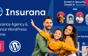 Insurana – WordPress-Vorlage für Versicherungsagentur und Finanzen