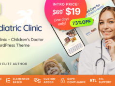 Kinderklinik – Medizinisches WordPress-Layout für Kinder und Hausärzte