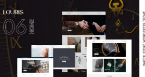 Louris – WordPress-Template für den Watch Store