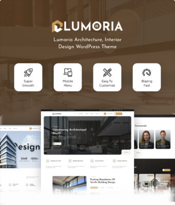 Lumoria - Architekt, Konstruktion WordPress -Thema