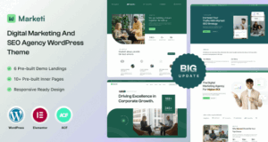 Marketi - SEO Digital Marketing Elementor WordPress Thema